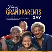 Elegant Happy Grandparents Day Design Template Publicação no Instagram