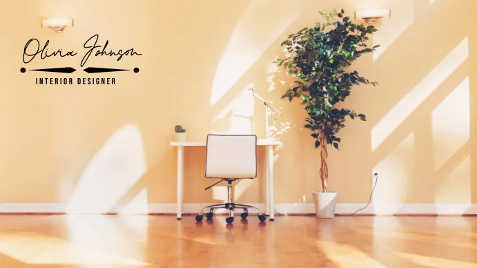 Elegant Interior Zoom Virtual Background Template | PosterMyWall