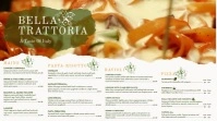 Elegant Italian Food  Menu Template Digital Display (16:9)