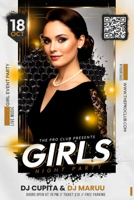 Elegant Party Night Poster Template | PosterMyWall