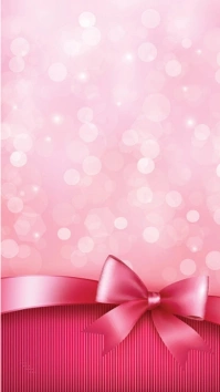 Elegant Pink Ribbon Design template