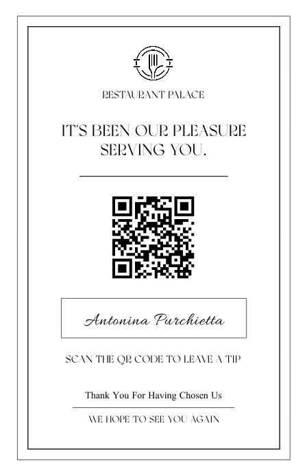 elegant qr code tip jar flyer scan to tip Template | PosterMyWall