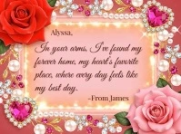 Elegant Red & Pink Rose Floral Frame with Pearls and Sparkling Gem Hearts Video Background Template Presentation