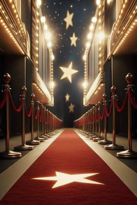 Elegant Red Carpet stage Iphosta template