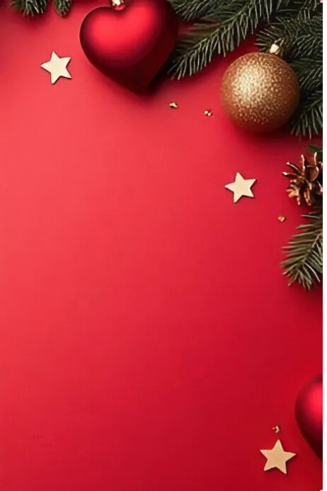 Copy of Elegant Red Christmas Frame | PosterMyWall