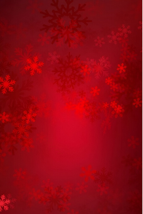 Elegant Red Snowflake Background Poster template