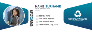 Elegant Signature Facebook Cover Photo template