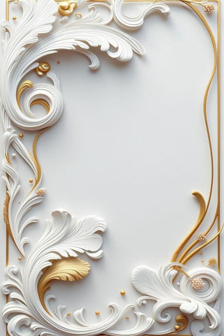 Wedding Frame Sample Layout Elegant Wedding Frame Template | PosterMyWall