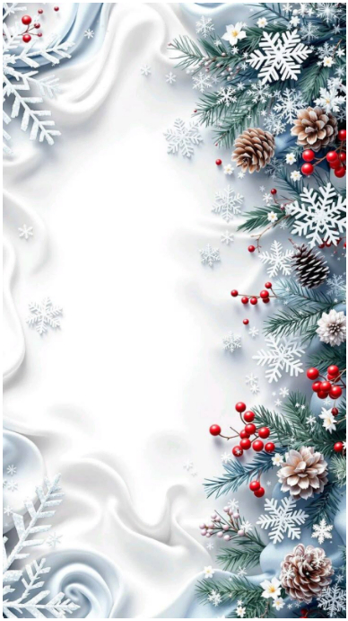 Elegant winter frame Template | PosterMyWall