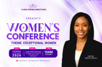 Hvid Women's Conference Plakkaat Template