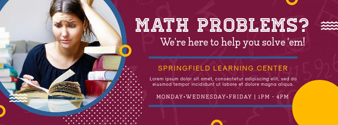 Elementary School Tuition Service Banner Template Elementary School Tuition Service Banner Template