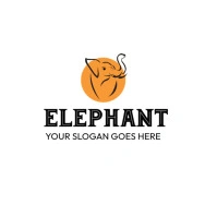 Elephant logo template