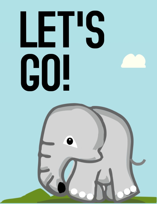 Elephant poster Template | PosterMyWall