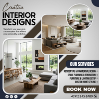 Elevate Your Home with Expert Interior Designs Instagram Post template