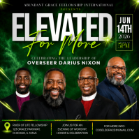 Elevated For More Worship Celebration Instagram-opslag template