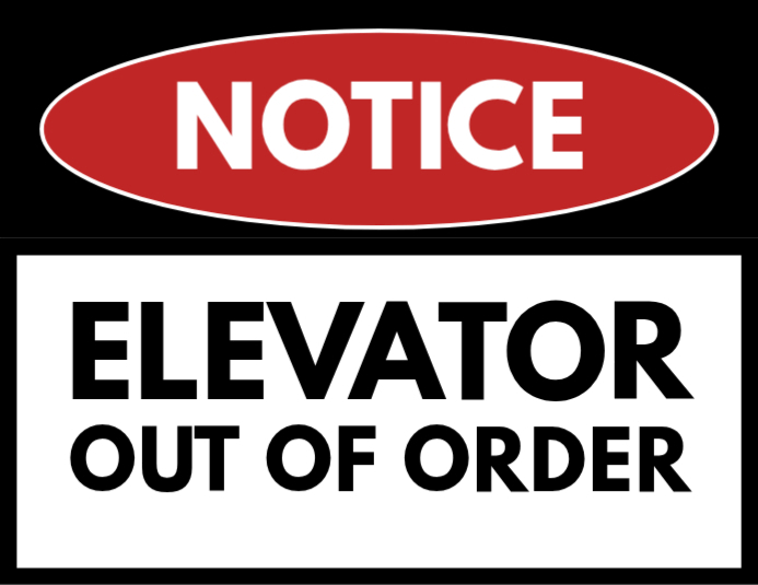 Plantilla de Elevator Out of Order Notice | PosterMyWall