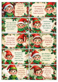White Elf Note A6 Template | PosterMyWall