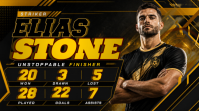 Elias Stone Striker Player Stats YouTube Duimnael template