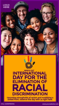 Elimination of Racial Discrimination Template Instagram Story