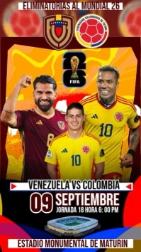 Eliminatorias al mundial 2026 Instagram Reel template