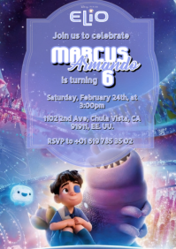 Elio invitation A4 template