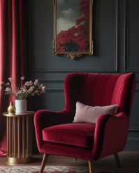 Noir Interior Design Instagram Portrait Template