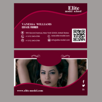 Elite Model School Card Instagram Post template