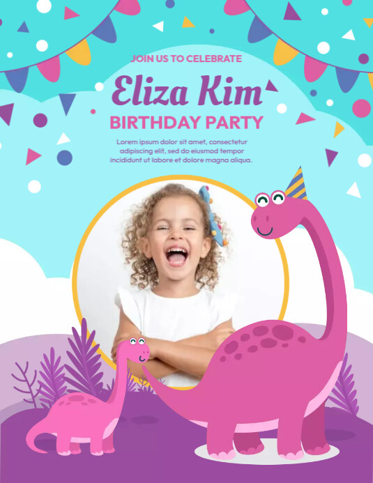 Eliza Kim's Birthday Invitation Template PosterMyWall