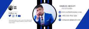 白色 Business Email Header Email Header Template