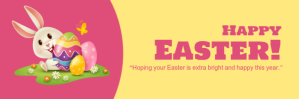 Email header,event,easter E-mail-overskrift template