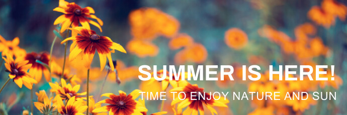 Summer/fall Header Email header,event,summer Template | PosterMyWall