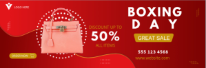 Email Header Boxing day template