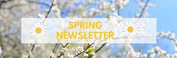 Copy of Email Header For Spring Newsletter Template | PosterMyWall