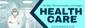 Email header hospital and health template ส่วนหัวอีเมล