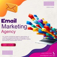 Email Marketing Agency Instagram Post template