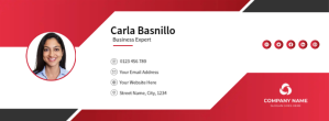 Email Signature Ads Facebook Cover Photo template