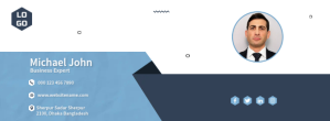 สีขาว Business Card Facebook Cover Photo Template