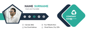 Email Signature Facebook Cover Photo template