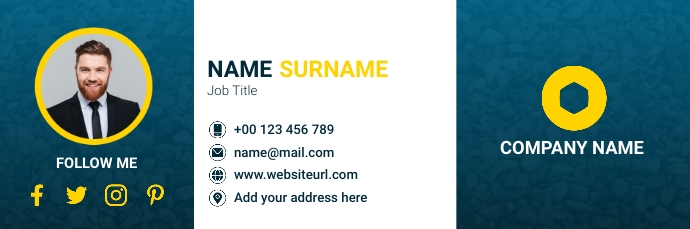 Http Signature Header Copy of Email Signature Header | PosterMyWall