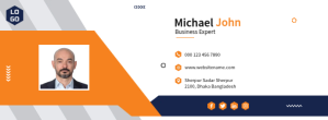 สีขาว Business Card Facebook Cover Photo Template