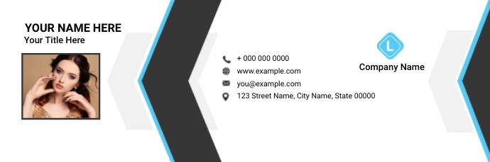 Email Signature Template 电子邮件标题