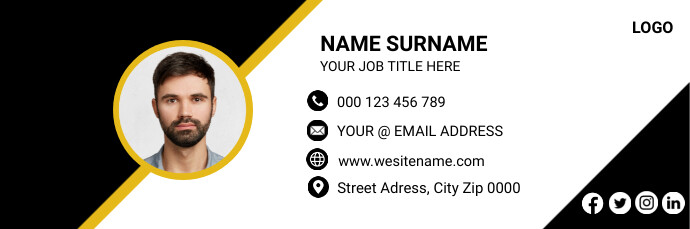 Email Signature Template E-Mail-Überschrift