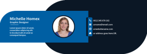 สีดำ Graphic Designer Profile Facebook Cover Photo Template