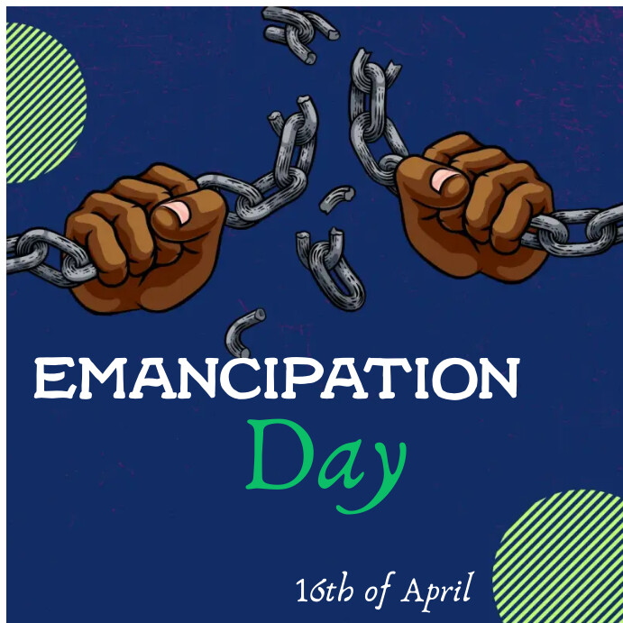 Emancipation Card Emancipation Day Template | PosterMyWall