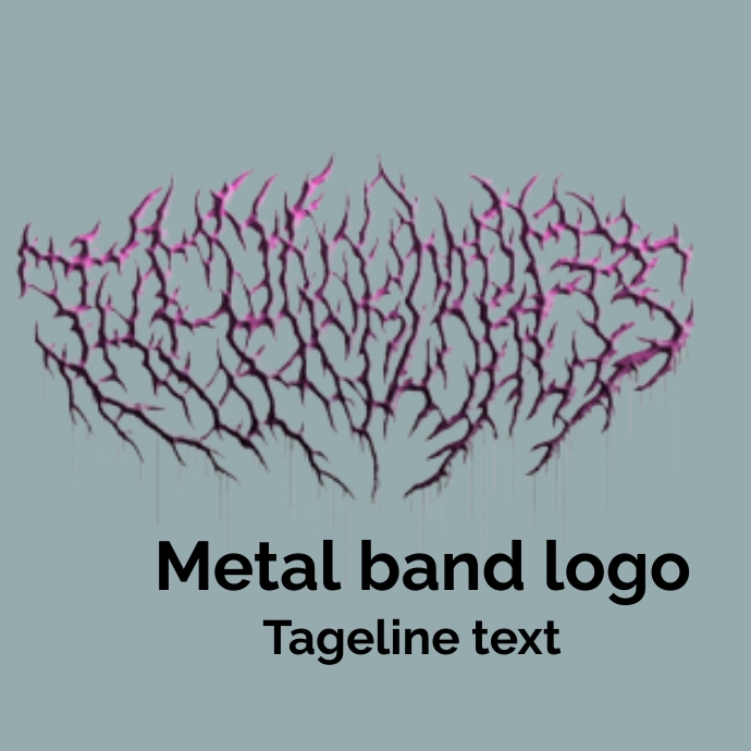 Embossed 3D metal band animated Template PosterMyWall