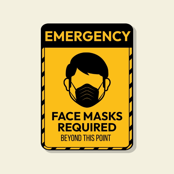 Create Custom Emergency Sign Emergency Sign Template | PosterMyWall
