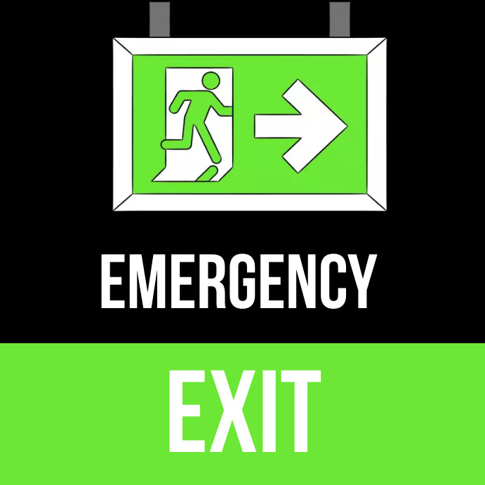 Copy of Emergency Sign Template | PosterMyWall