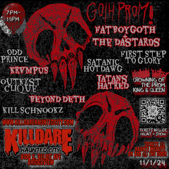 Emo Rocker Poster Goth Prom Event Instagram Ad Template | PosterMyWall