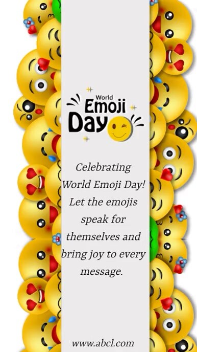 emoji day História do Instagram template