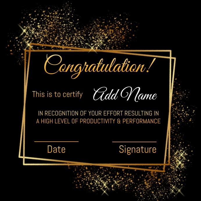 Recognition Card Design Example employee appreciation card,recognition card Template | PosterMyWall